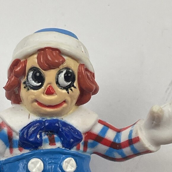 Raggedy Ann & Andy lot of 2 PVC Figures 1988 MacMillan 2 Inch - Picture 6 of 6